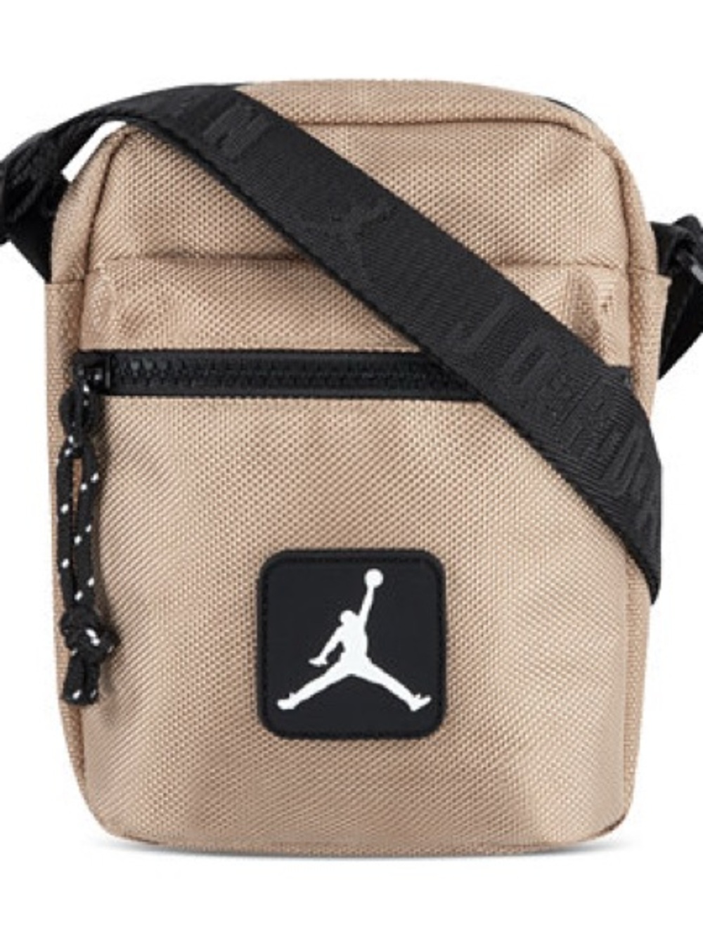 Nike Jordan Tan and black Rise Festival Logo Bag unisex